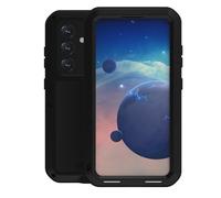 LOVE MEI Funda para Samsung Galaxy S24, resistente al agua, militar, resistente, a prueba de golpes, polvo y suciedad, aluminio híbrido, metal + silicona + vidrio templado, cubierta de cuerpo completo