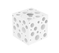 LOVE MEI Soporte para lápiz Apple de 1ª, 2ª generación y cualquier lápiz capacitivo, soporte vertical de silicona duradero y protección de punta para Apple Pencil con/sin funda o agarre (blanco)