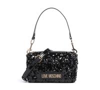 Love Moschino Bling Bling Bolso de hombro negro, fibra sintética, mujer