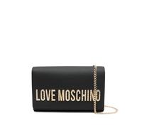 Love Moschino Bolso PU GRS NEGRO+HAMMERED LOGO, Negro, Talla única