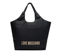 Love Moschino Bolso PU GRS NEGRO+HAMMERED LOGO, Negro, Talla única