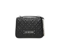 Love Moschino Bolso Quilted Pu Negro Gal.Nikel 00B - Negro G.NIKEL One Size, 00b - Negro G.nikel, Talla única