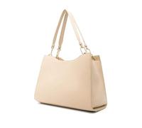 Love Moschino Bolso shopper logo lettering beige