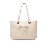Love Moschino Borsa A Spalla, Bolso de Hombro Mujeres, Blanco Perla (ral 1013), Talla única