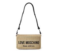 Love Moschino Cargo Canvas Bolsa de hombro 24 cm negro