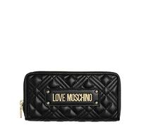Love Moschino Cartera con Cremallera Quilted Jc5600Pp0Fla, Negro, Talla única