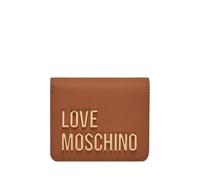 Love Moschino Cartera con solapa pequeña JC5612PP1MKD0, camel, Talla única, Con solapa