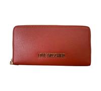 Love Moschino Cartera mujer de 2 compartimentos cerrada con cremallera 8 tarjetas crédito JC5700, Óxido, L, Casual
