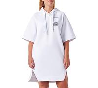 Love Moschino Corte Holgado Vestido, Blanco óptico, S para Mujer