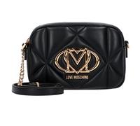 Love Moschino Embossed Bolsa de hombro 21 cm negro