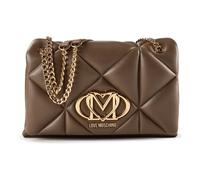 Love Moschino Embossed Q Bolsa de hombro 29 cm marrón