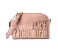 Love Moschino Enameled Logo Bolsa de hombro 20 cm rosa