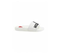 Love Moschino JA28052G0M, Sandalia Mujer, Blanco, 39 EU