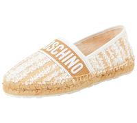 Love Moschino ja10562g0i, Alpargatas Bajas Mujer, Blanco, 39 EU