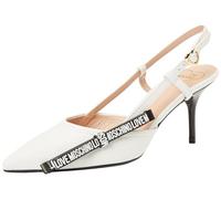 Love Moschino ja10607g0i, Zapatos de Tacón Mujer, Blanco, 35 EU