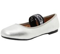 Love Moschino JA11071G0M, Zapatos tipo ballet Mujer, Plateado, 37 EU