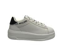 Love Moschino Ja15525g1nia110a, Zapatillas Mujer, Blanco/Negro, 37 EU