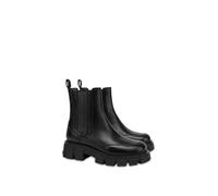 Love Moschino Ja24075g1nia0000, Botas Cortas al Tobillo Mujer, Negro, 39 EU