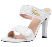 Love Moschino ja2835ag0i, Zapatos de Tacón Mujer, Blanco, 36 EU