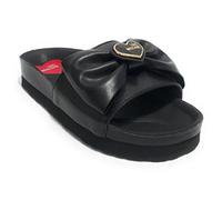 Love Moschino JA28524G0GIE0, MULE Mujer, Negro, 35 EU