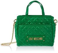 Love Moschino JC4020PP1GLA0, Bandolera Mujer, Verde, Talla única