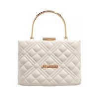 Love Moschino Jc4047pp1h, Bolso DE Mano Mujeres, Blanco Perla (ral 1013), 18X13X9