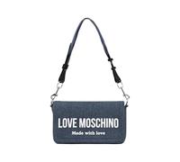 Love Moschino Denim Signature Love Bolsa de hombro 24 cm azul
