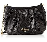 Love Moschino JC4068PP1GLP1, Bandolera Mujer, Negro, Talla única