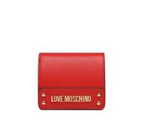 Love Moschino La cartera pequeña Love Moschino en polipiel roja es perfecta para aquellos que buscan accesorios compactos pero funcionales. Fabricada con materiales de alta calidad, combina