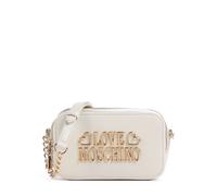 Love Moschino Lovely Love Bandolera crema, imitación de cuero, mujer