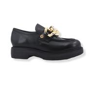 Love Moschino - Mocasines College New City de piel de becerro - Shoes - Mujer - Negro - 39 EU -