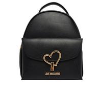 Love Moschino Mochila PU marfil talla única 110 - Marfil One Size, 000 - Negro, Talla única