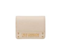 Love Moschino Mujer Cartera Con Solapa Poliuretano JC5703PP1NLD0, blanco perla (ral 1013), Taglia Unica, Casual