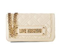 Love Moschino Quilted Bolsa de hombro 18 cm beige