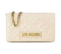 Love Moschino Quilted Bolsa de hombro 22 cm blanco