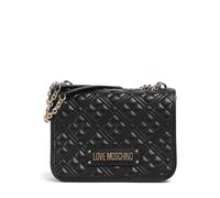 Love Moschino Quilted Bolso de hombro negro, imitación de cuero, mujer