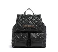 Love Moschino Quilted Mochila negro, imitación de cuero, mujer, 9L