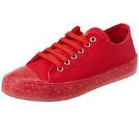 Love Moschino Recycle, Zapatillas de Gimnasio Mujer, Rojo, 37 EU