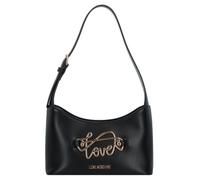 Love Moschino Script Bolsa de hombro 25 cm negro