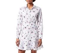 Love Moschino Shirt Dress Vestido, Dandelion F.BCO, 46 para Mujer