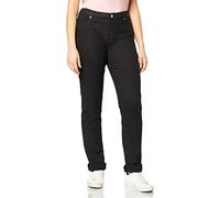 Love Moschino Skinny Five Pocket Trousers with Golden Heart Logo Tab on Back Belt Jeans, Black, 25 De Las Mujeres