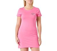 Love Moschino Vestido de Manga Corta, Fucsia, 40 para Mujer