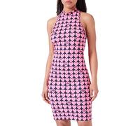 Love Moschino Vestido sin Mangas de Corte Ajustado, Blue Fuchsia, 48 para Mujer