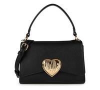 Love Moschino Victory Heart Bolsa de hombro Piel 23.5 cm negro