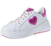 Love Moschino Ja15125g1hia510b, Zapatillas Mujer, Blanco y Rosa, 35 EU
