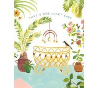 Love Muchly Greeting Cards: Baby - That's one lucky baby (Pack of 6)