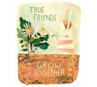 Love Muchly Greeting Cards: Friendship - True friends grow together (Pack of 6)