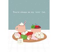 Love Muchly Greeting Cards: Holiday - You're always on my "nice" list (Pack of 6)