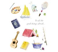 Love Muchly Greeting Cards: Retirement - To all the good things ahead (Pack of 6)