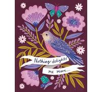 Love Muchly Greeting Cards: Thank You - Nothing delights me more (Pack of 6)